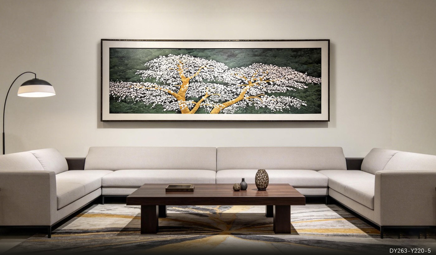Living Room Wall Art DY263-Y220-5 in an interior setting
