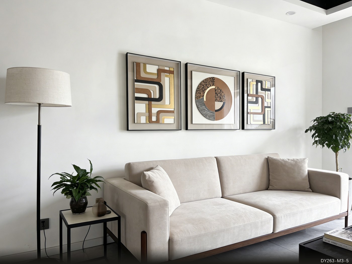 Living Room Wall Art DY263-M3-5 in an interior setting