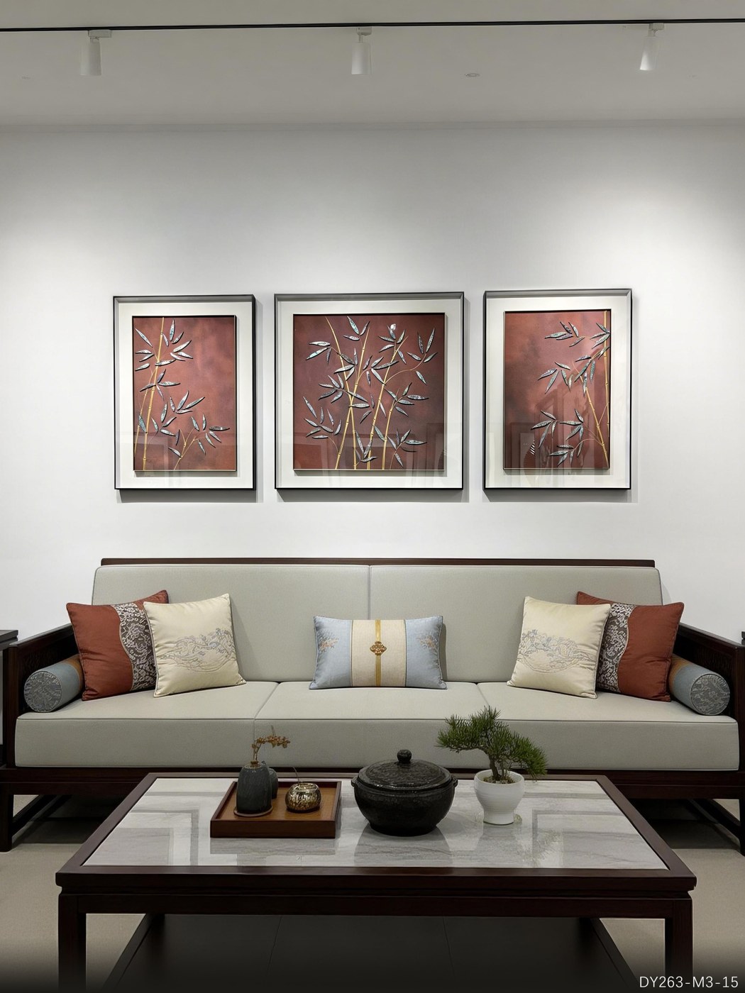 Living Room Wall Art DY263-M3-15 in an interior setting