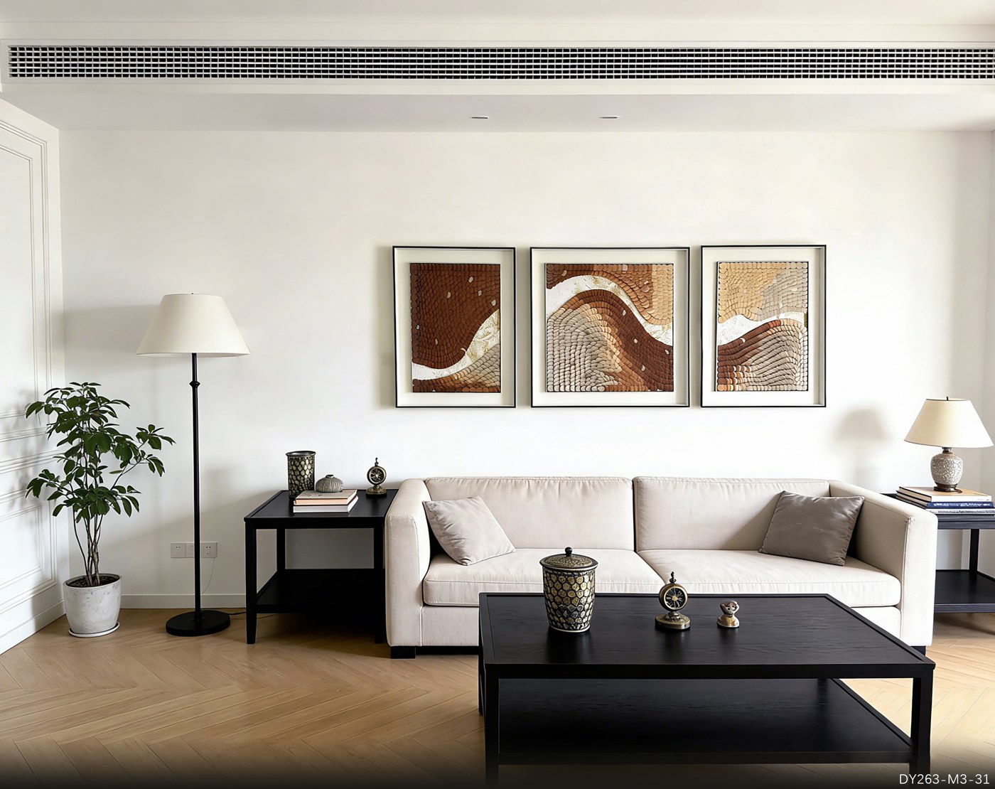 Living Room Wall Art DY263-M3-31 in an interior setting