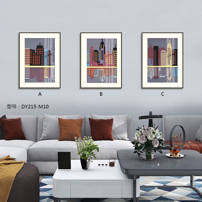 Living Room Wall Art DY215-M10 in an interior setting