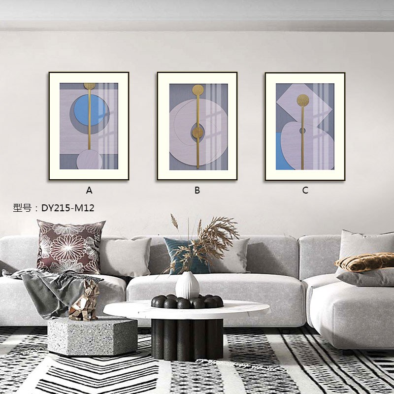 Living Room Wall Art DY215-M12 in an interior setting