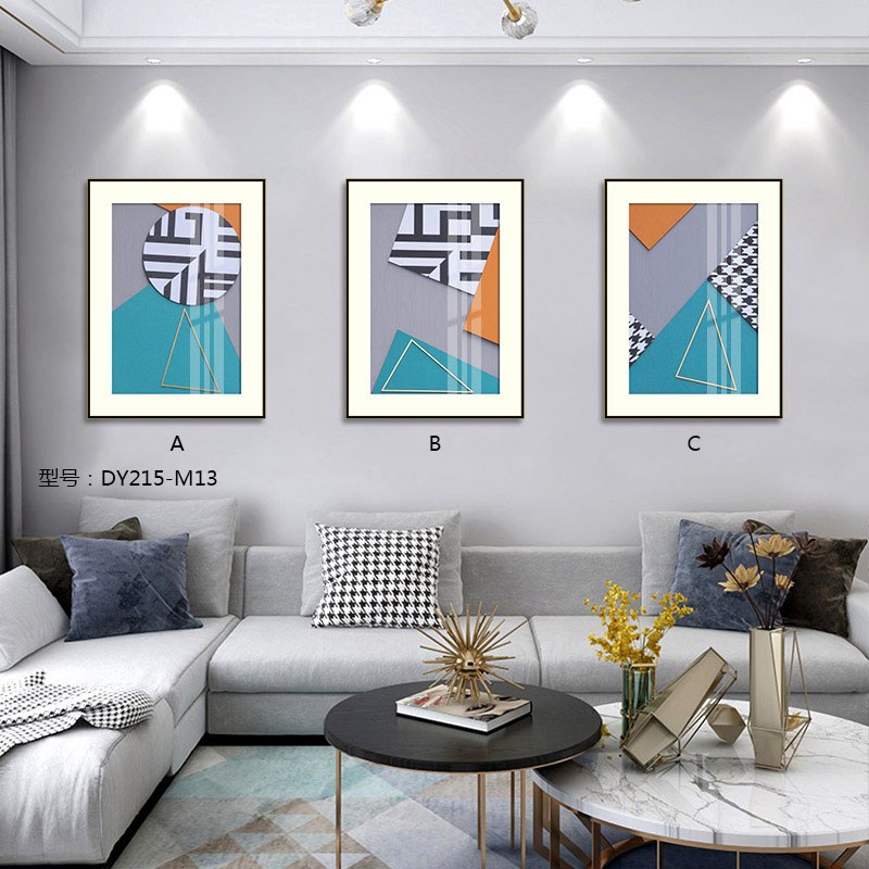 Living Room Wall Art DY215-M13 in an interior setting