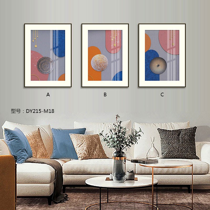 Living Room Wall Art DY215-M18 in an interior setting
