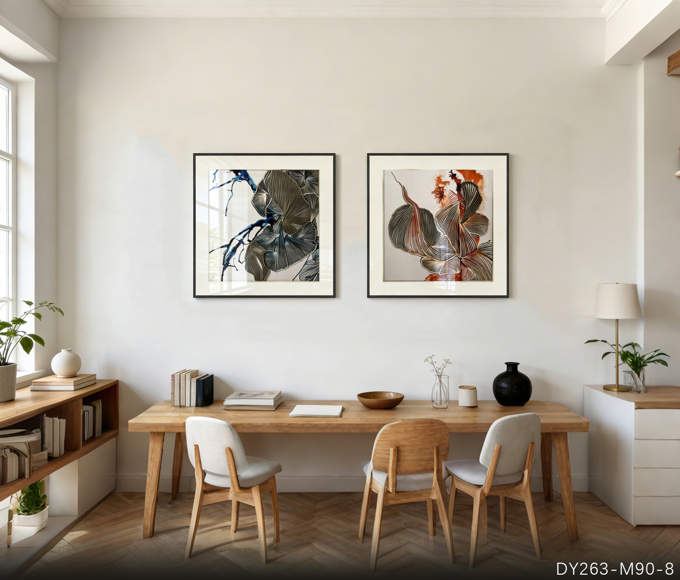 Living Room Wall Art DY263-M90-8 in an interior setting