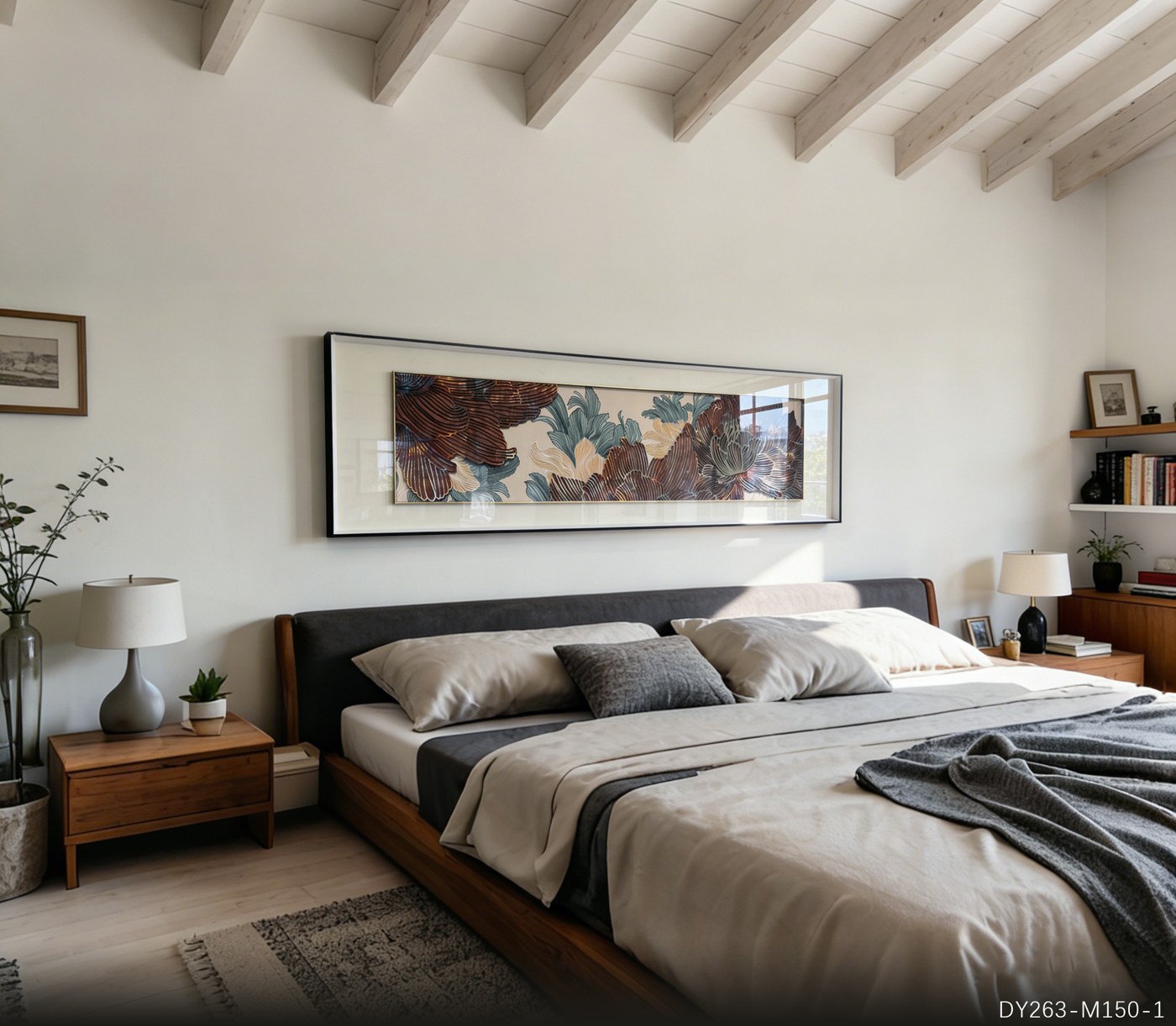 Bedroom Wall Art DY263-M150-1 displayed in an interior
