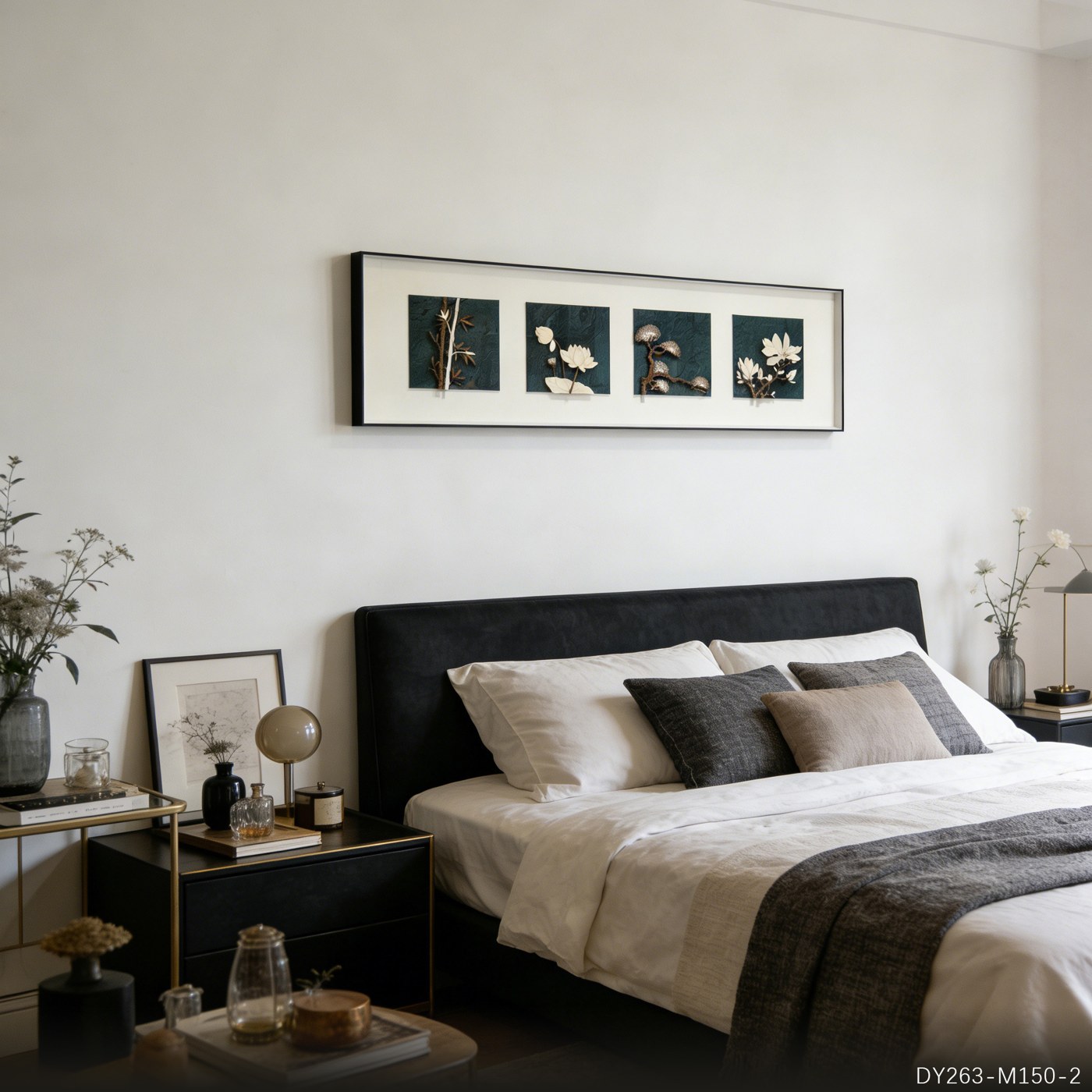 Bedroom Wall Art DY263-M150-2 displayed in an interior