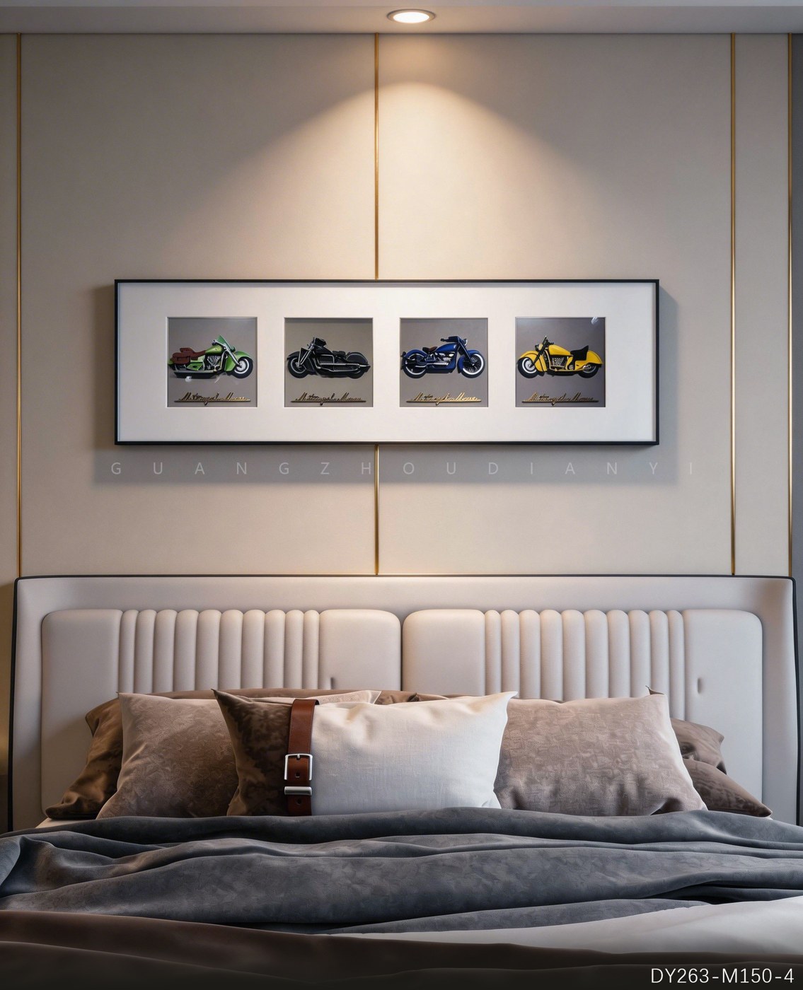 Bedroom Wall Art DY263-M150-4 in an interior setting