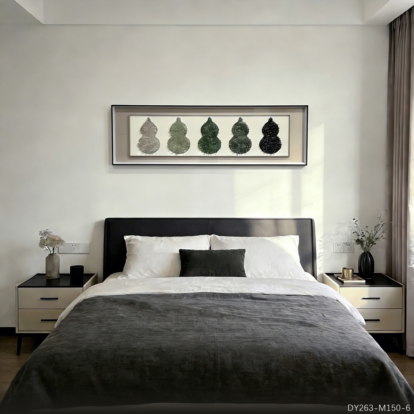 Bedroom Wall Art DY263-M150-6 displayed in an interior