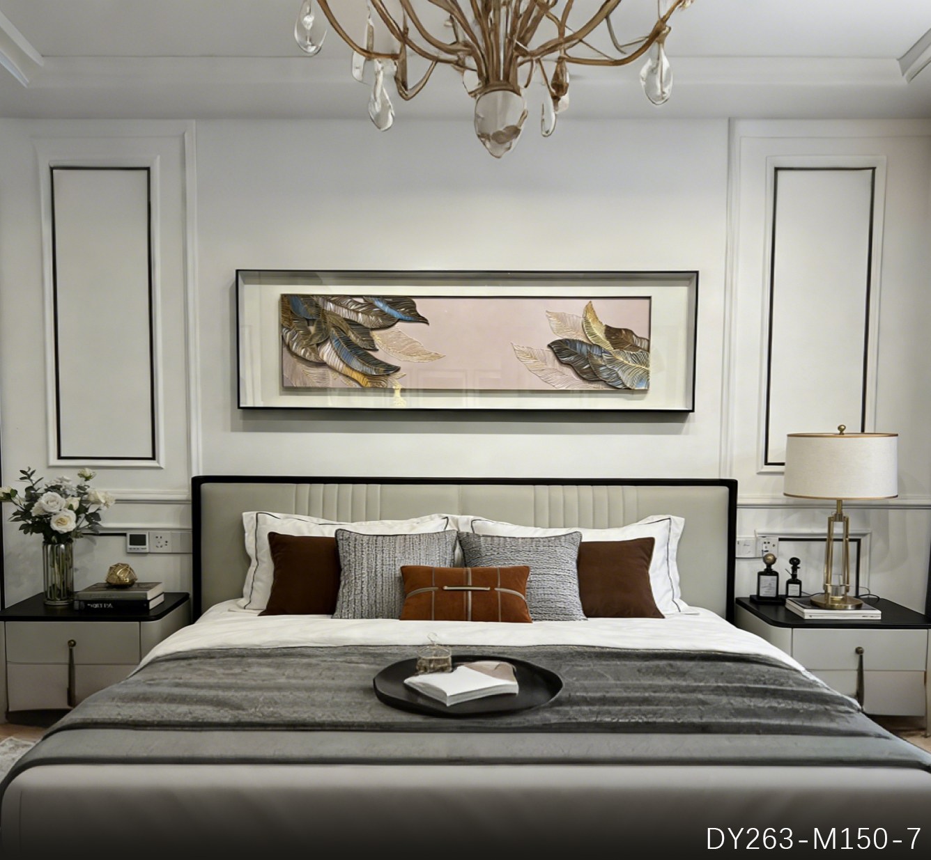 Bedroom Wall Art DY263-M150-7 in an interior setting