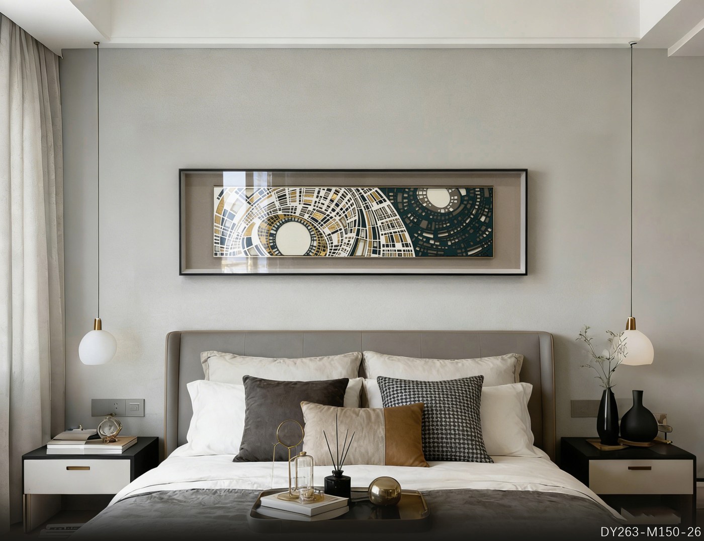Bedroom Wall Art DY263-M150-26 in an interior setting