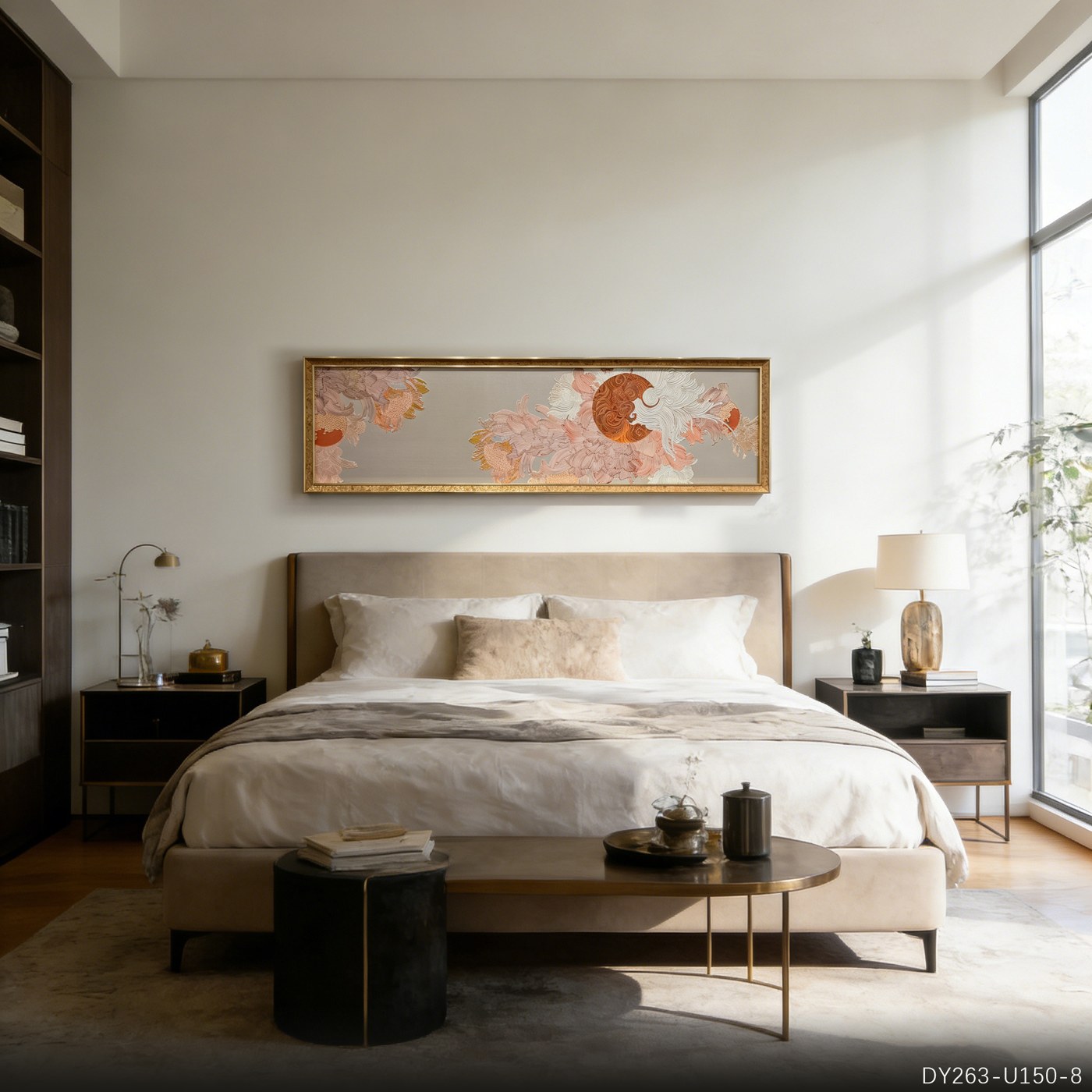 Bedroom Wall Art DY263-U150-8 in an interior setting