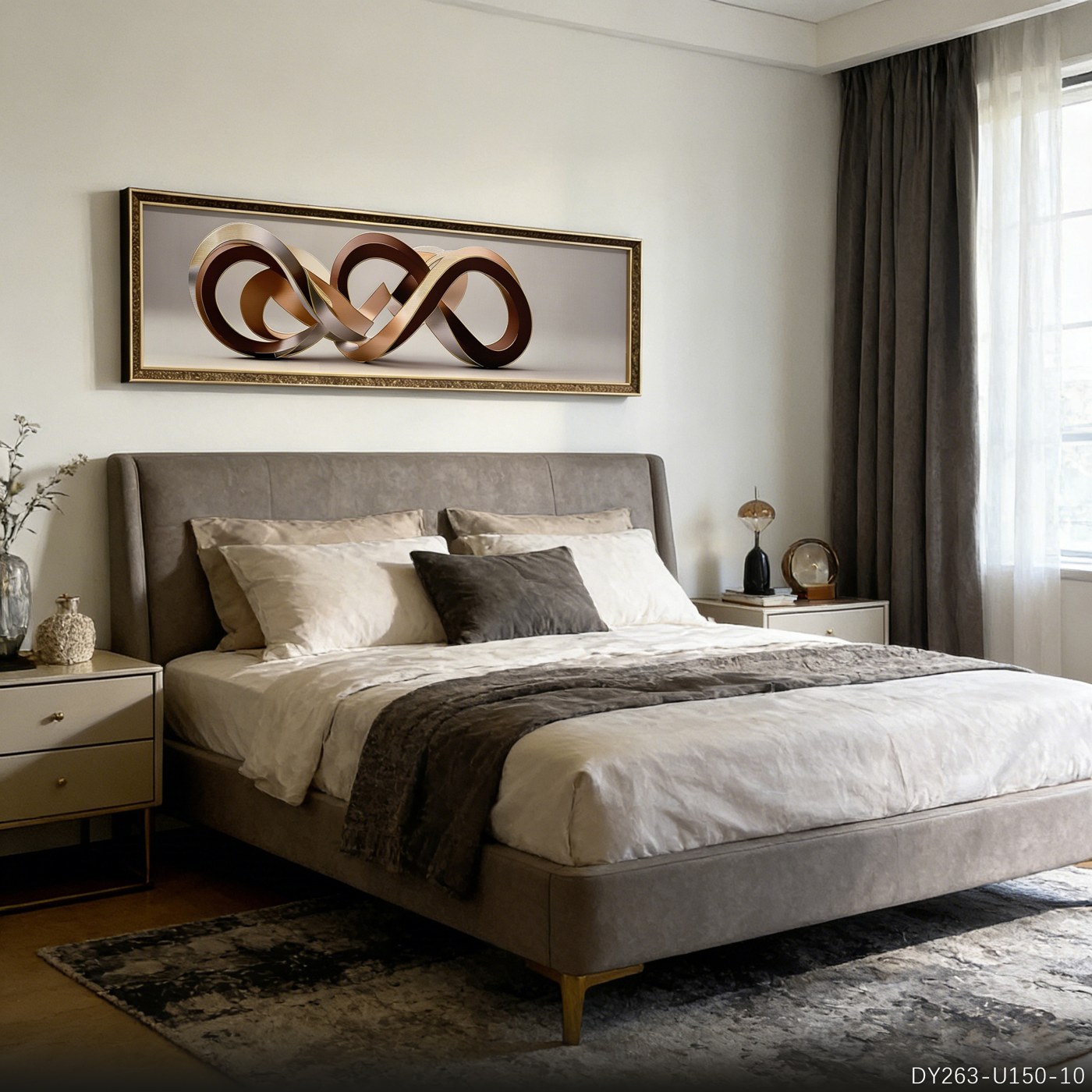 Bedroom Wall Art DY263-U150-10 in an interior setting