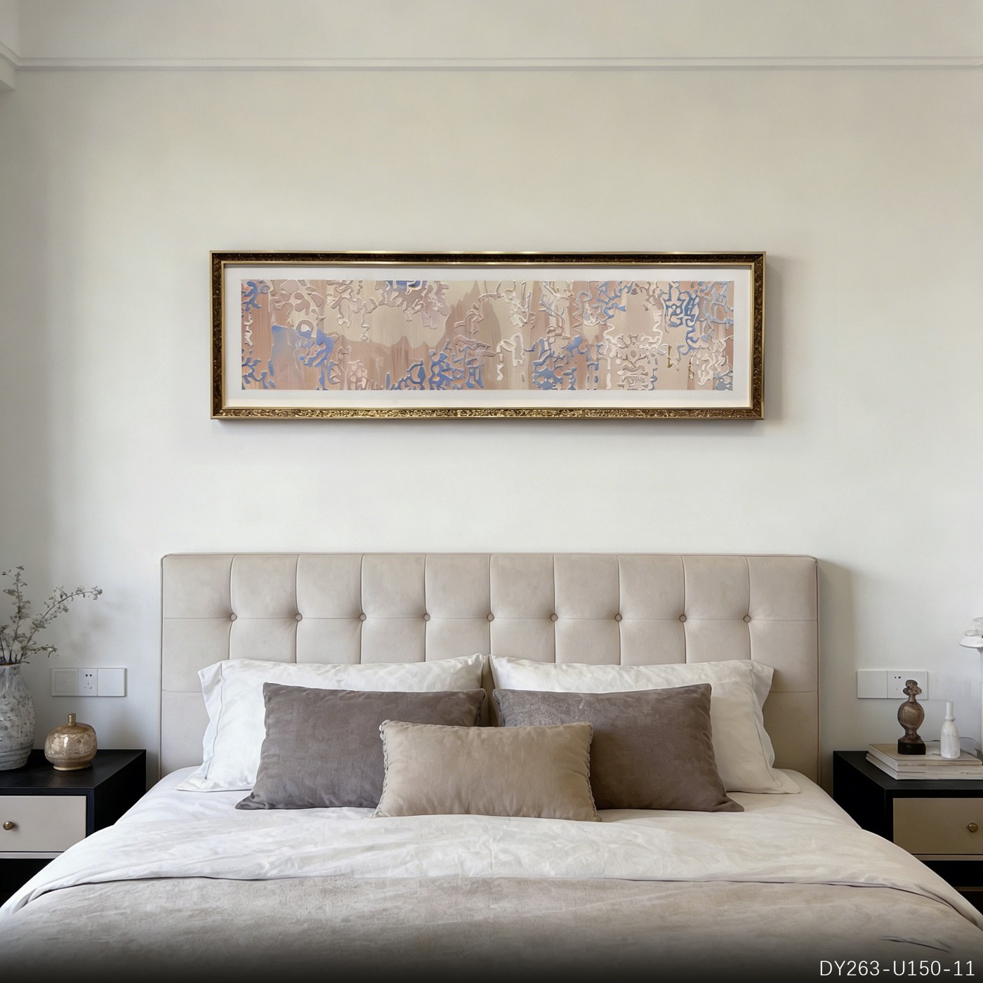 Bedroom Wall Art DY263-U150-11 in an interior setting