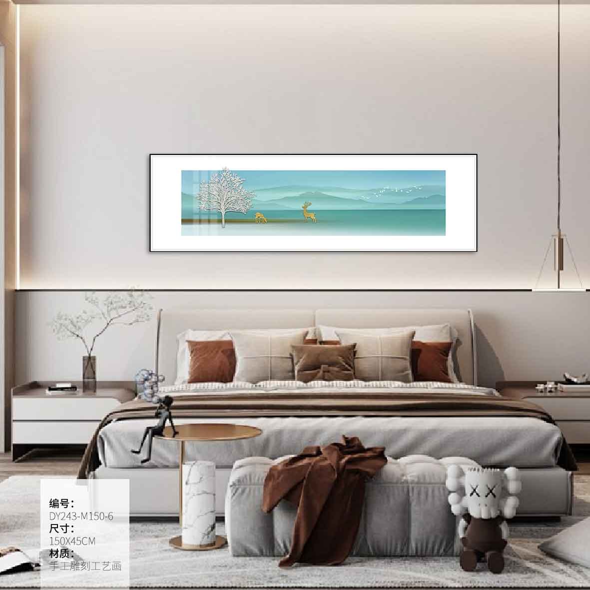 Bedroom Wall Art DY243-M150-6 in an interior setting