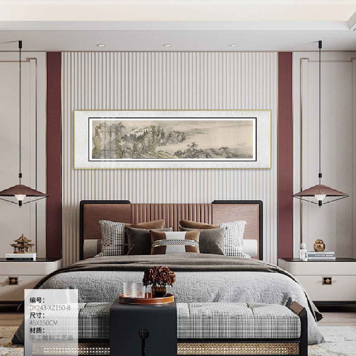 Bedroom Wall Art DY243-XZ150-8 in an interior setting