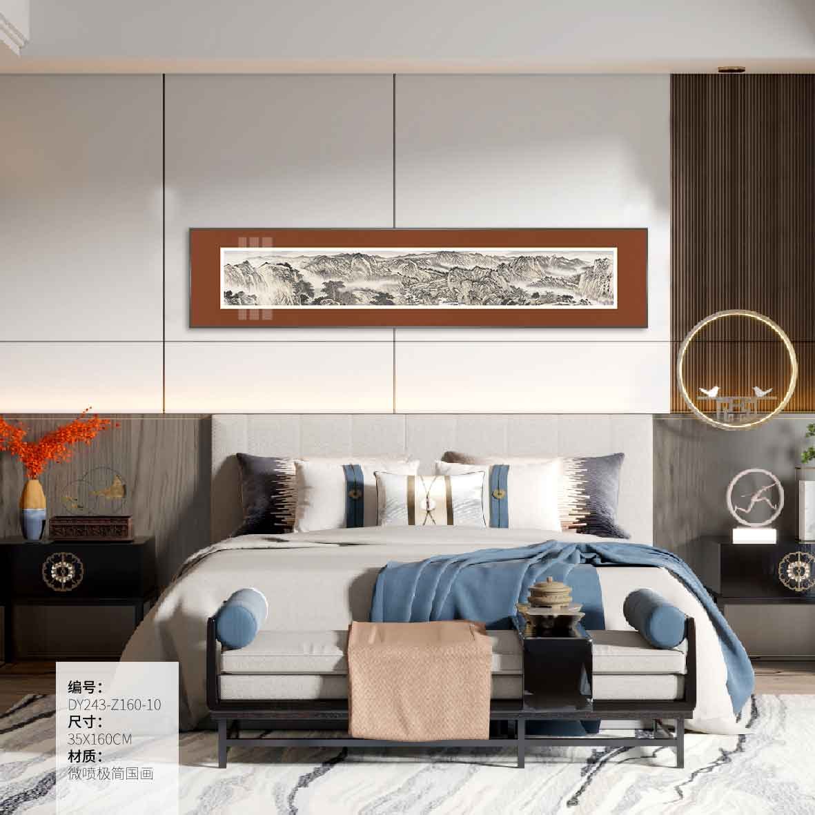 Bedroom Wall Art DY243-Z160-10 in an interior setting