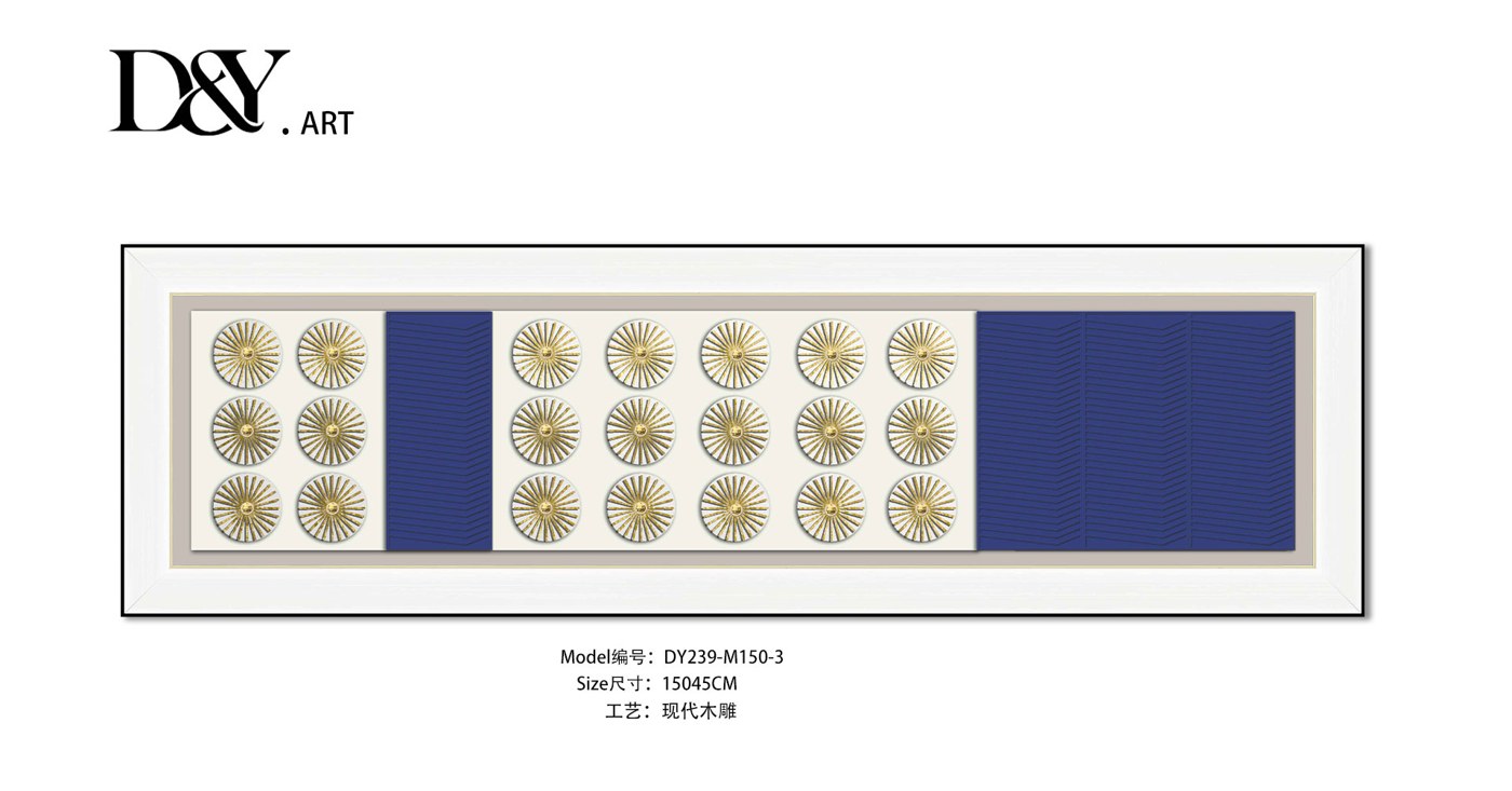 Bedroom Wall Art DY239-M150-3 in an interior setting