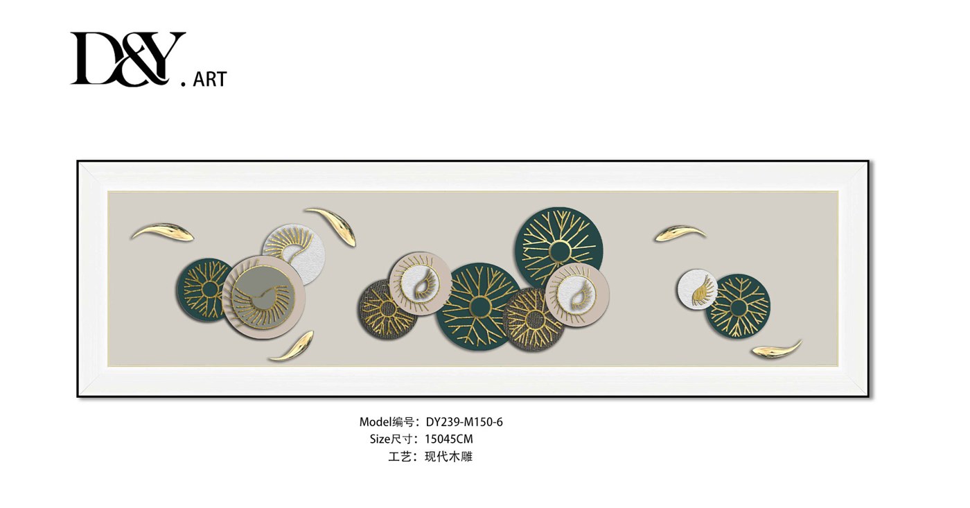 Bedroom Wall Art DY239-M150-6 in an interior setting