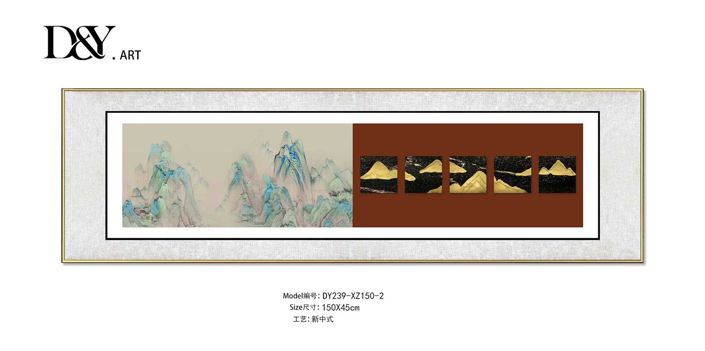 Bedroom Wall Art DY239-XZ150-2 in an interior setting