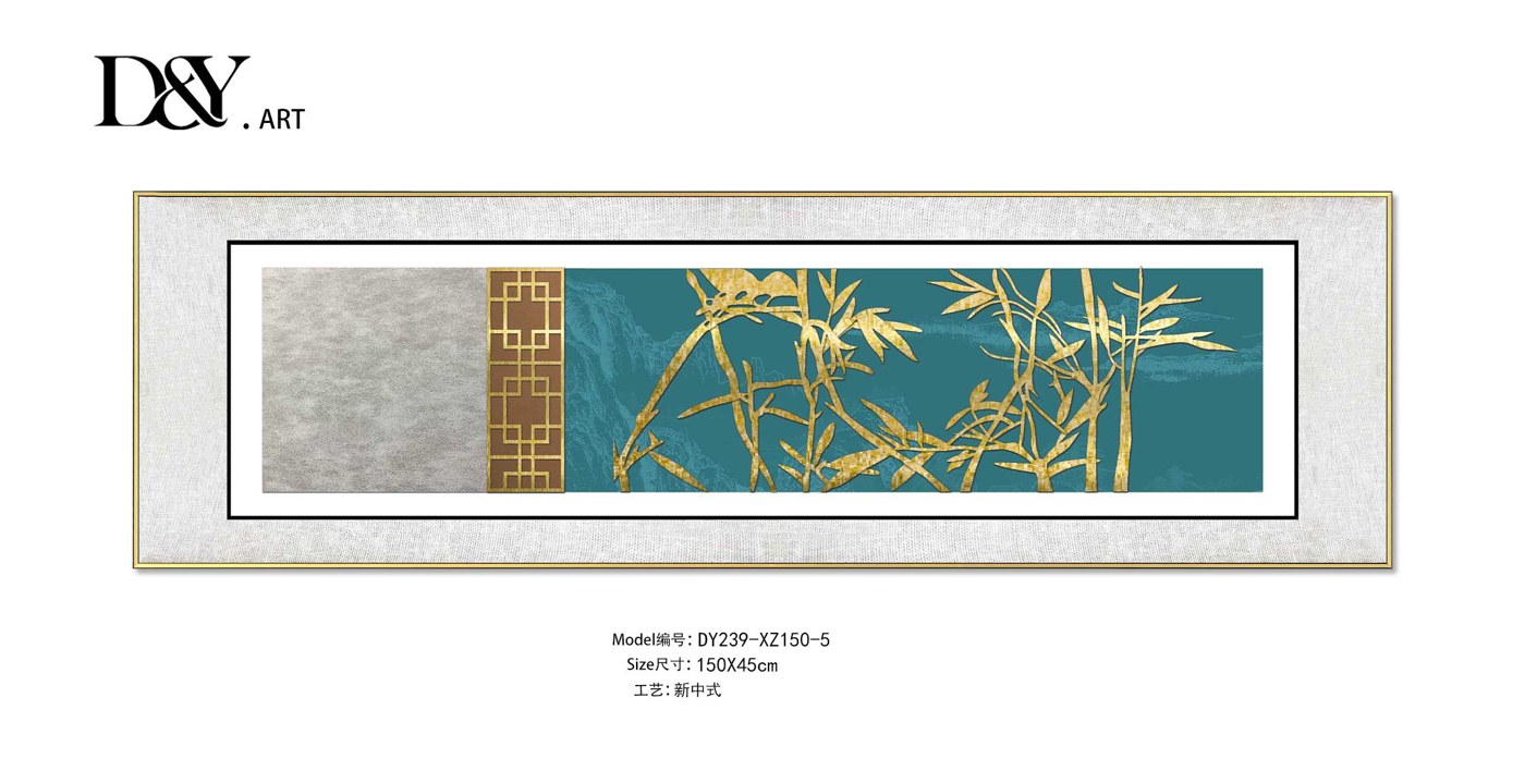 Bedroom Wall Art DY239-XZ150-5 in an interior setting