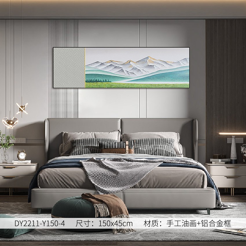Bedroom Wall Art DY2211-Y150-4 in an interior setting