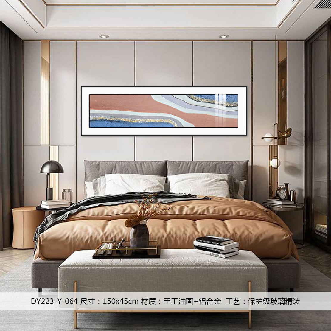 Bedroom Wall Art DY223-Y-064 in an interior setting