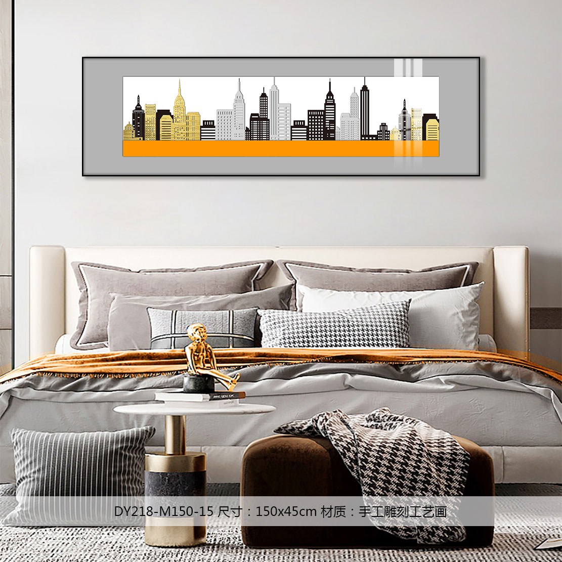 Bedroom Wall Art DY218-M150-15 in an interior setting