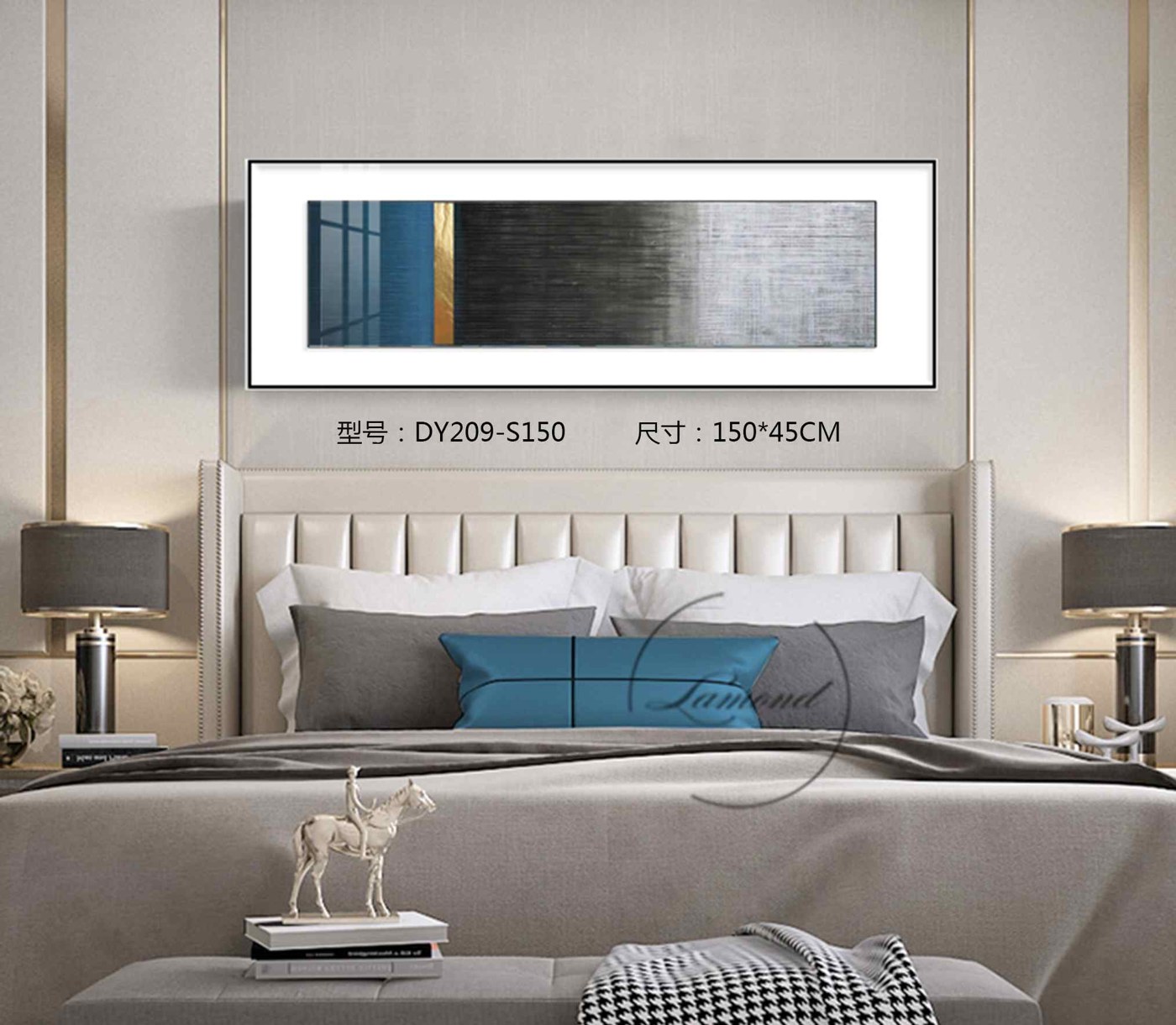 Bedroom Wall Art DY209-S160 in an interior setting