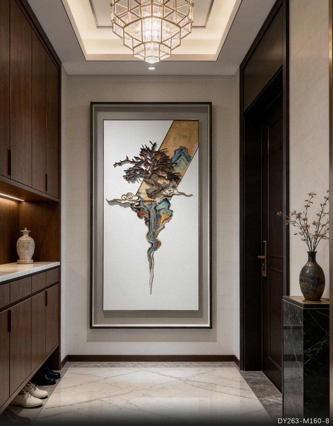 Entryway Wall Art DY263-M160-8 displayed in an interior