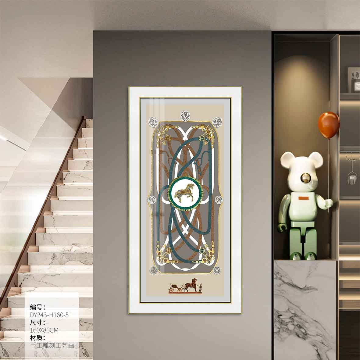 Entryway Wall Art DY243-H160-5 in an interior setting