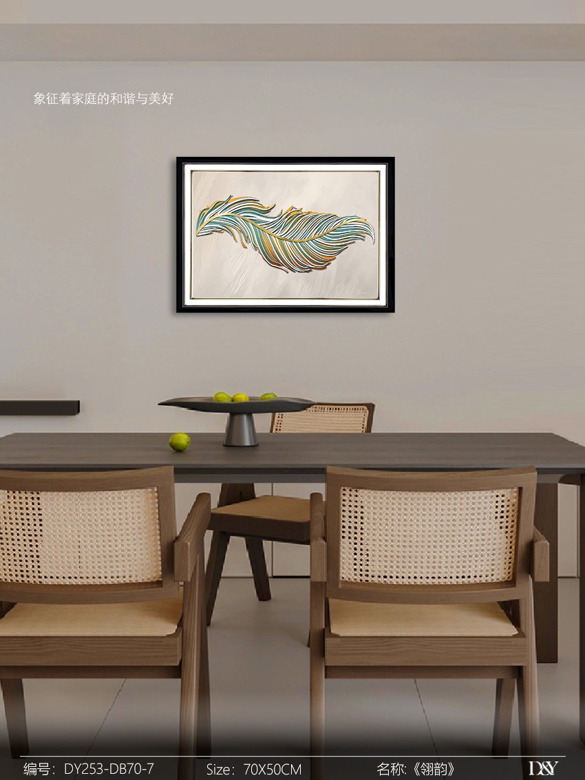 Electrical Panel Cover Art DY253-DB70-7 displayed in an interior
