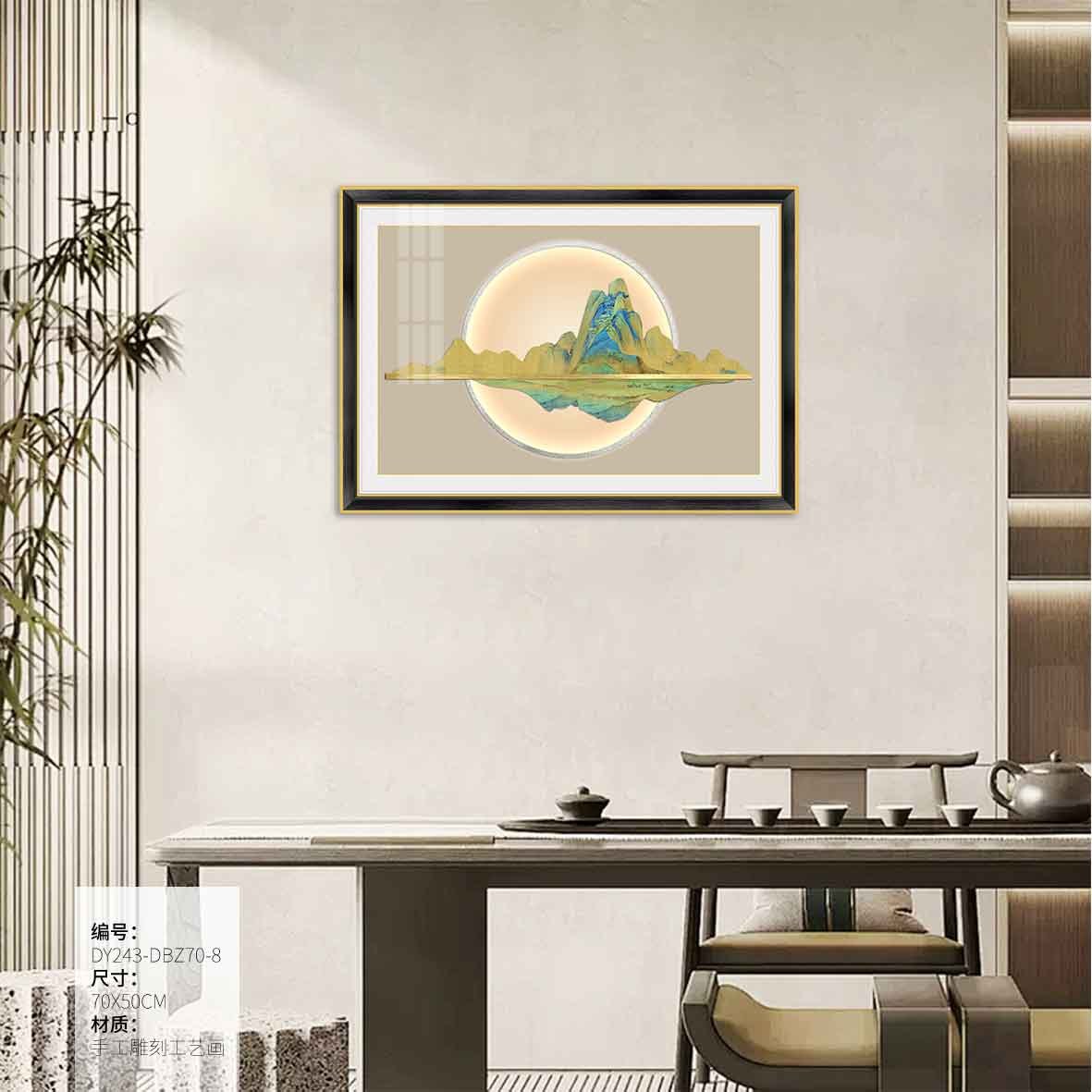 Electrical Panel Cover Art DY243-DBZ70-8 in an interior setting
