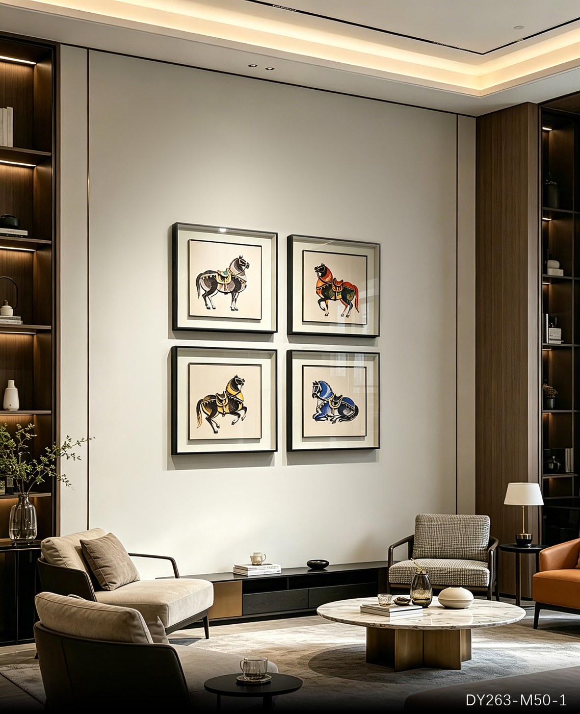 Small Dining & Bedroom Art DY263-M50-1 displayed in an interior
