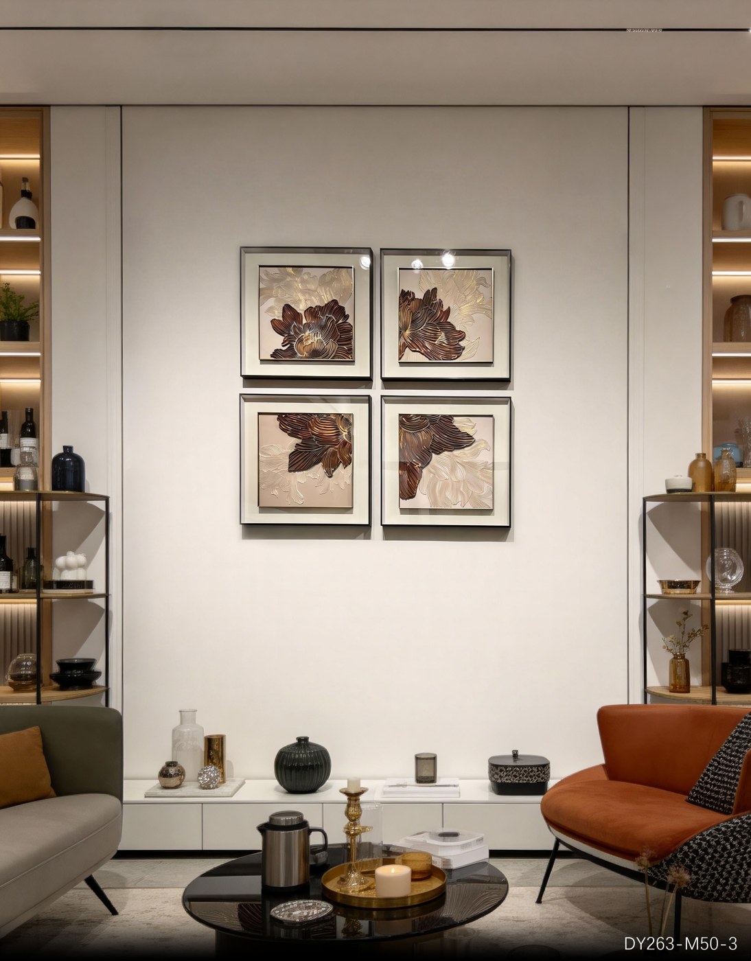 Small Dining & Bedroom Art DY263-M50-3 displayed in an interior