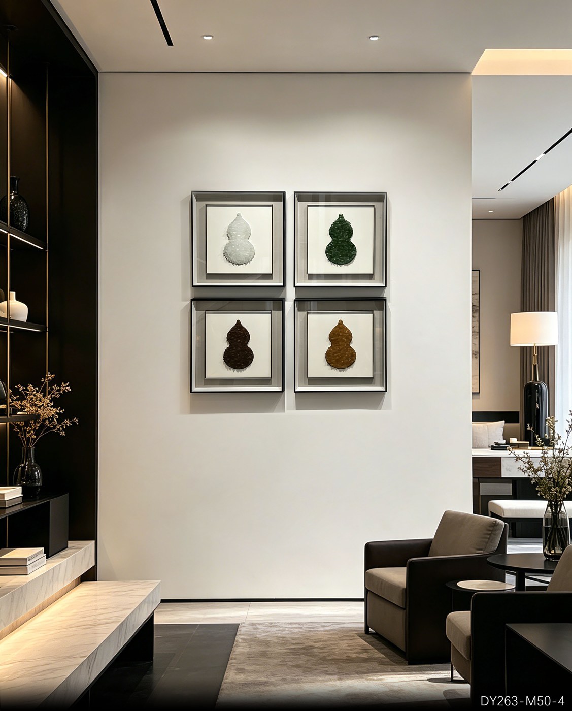 Small Dining & Bedroom Art DY263-M50-4 displayed in an interior