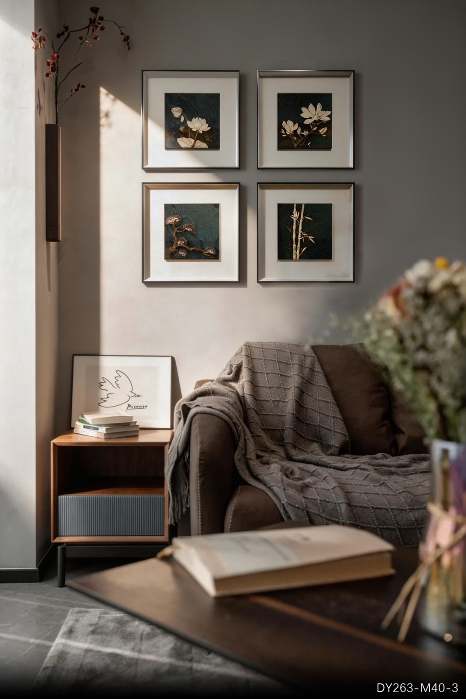 Small Dining & Bedroom Art DY263-M40-3 in an interior setting