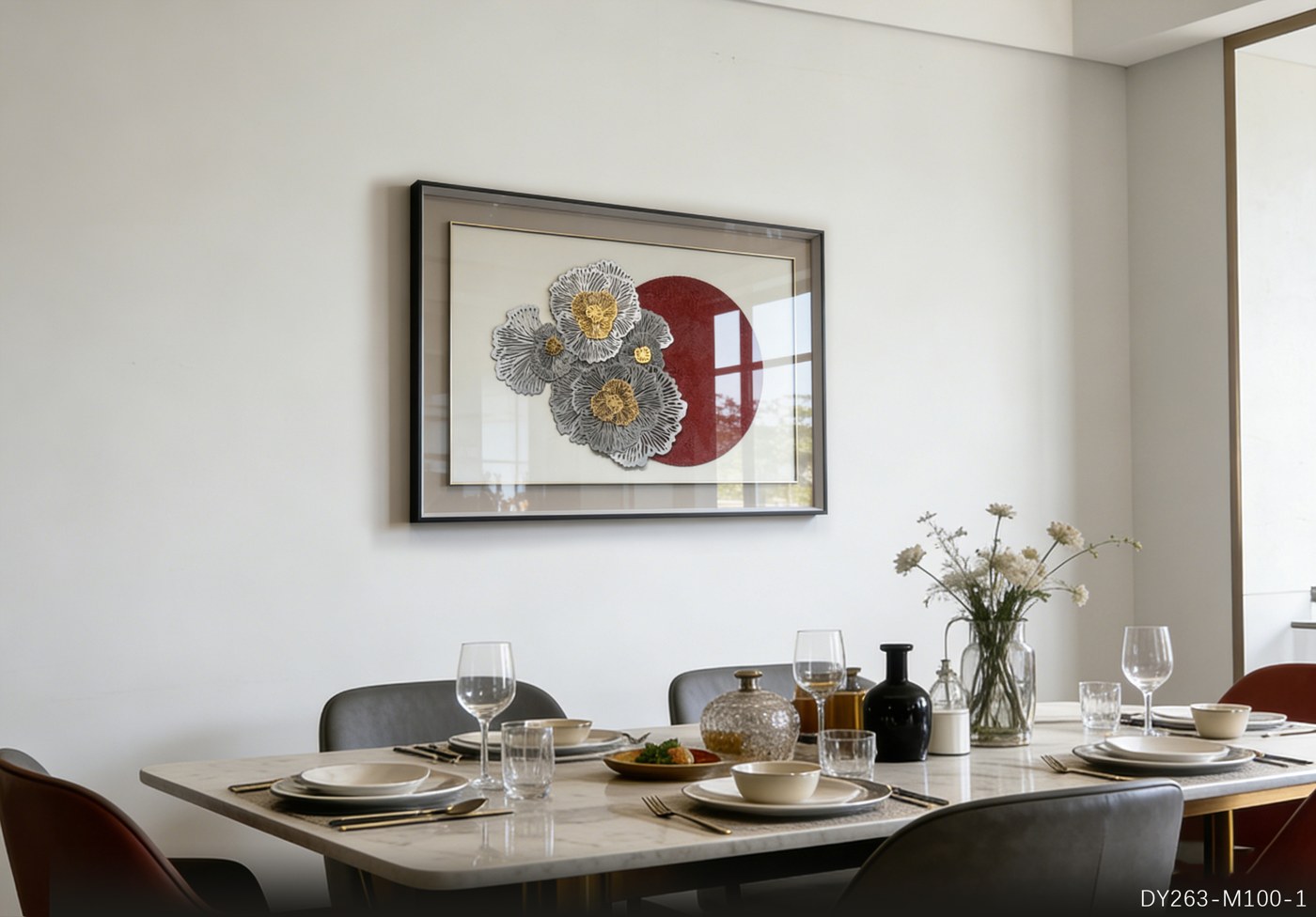 Dining Room Wall Art DY263-M100-1 displayed in an interior