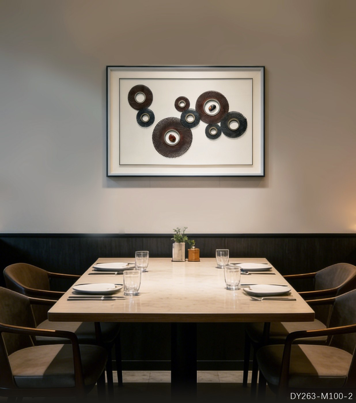 Dining Room Wall Art DY263-M100-2 displayed in an interior