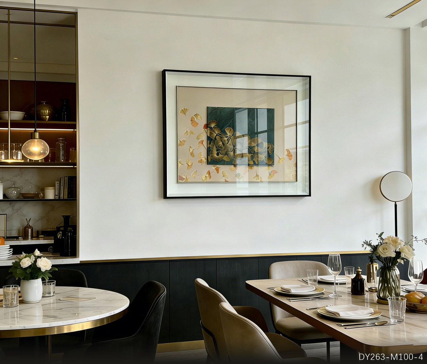 Dining Room Wall Art DY263-M100-4 displayed in an interior