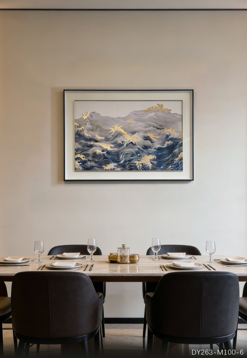 Dining Room Wall Art DY263-M100-6 displayed in an interior