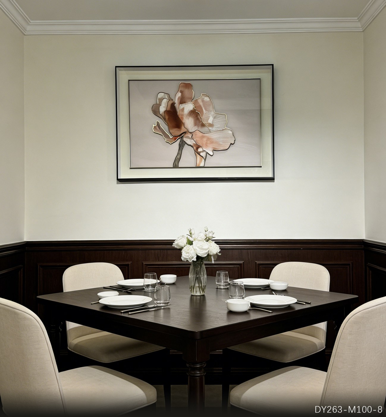 Dining Room Wall Art DY263-M100-8 displayed in an interior