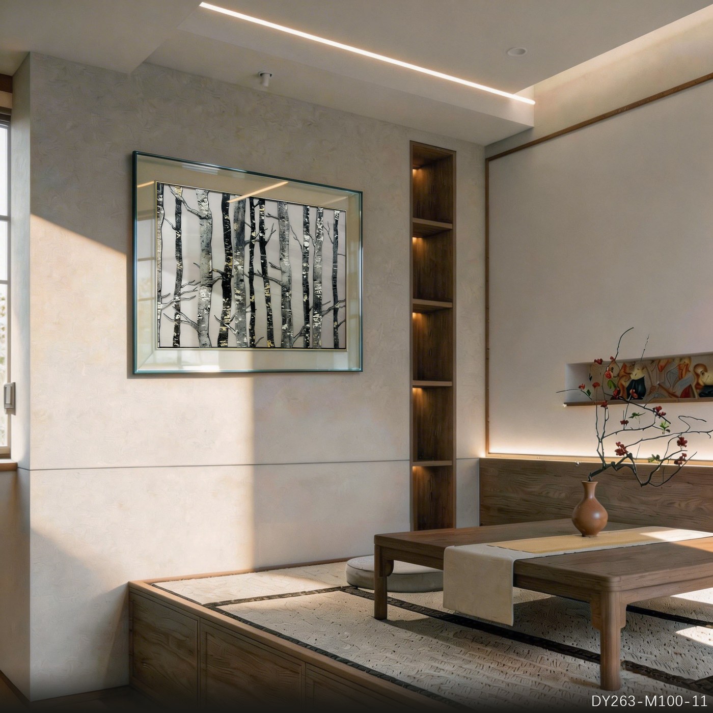 Dining Room Wall Art DY263-M100-11 displayed in an interior
