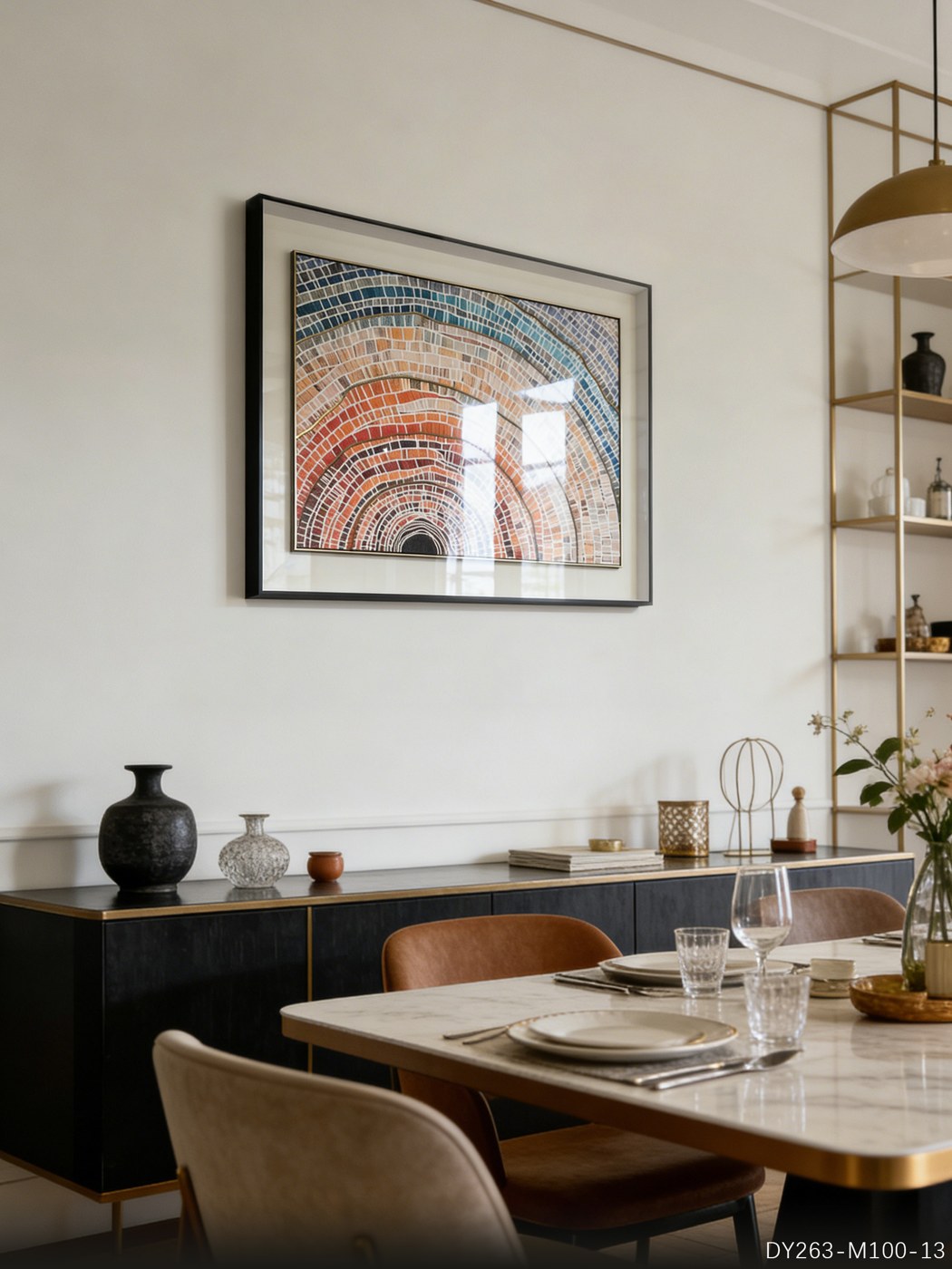 Dining Room Wall Art DY263-M100-13 in an interior setting