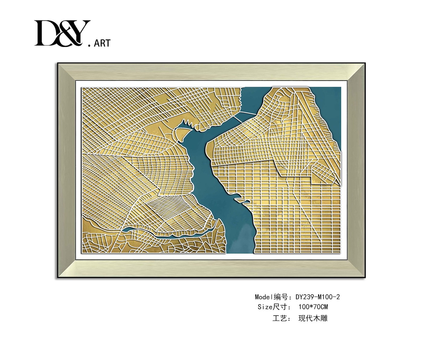 Dining Room Wall Art DY239-M100-2 in an interior setting